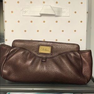 Cole Haan brown clutch